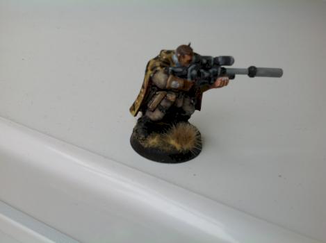 Space marine sniper in savannah camo complete by danw82