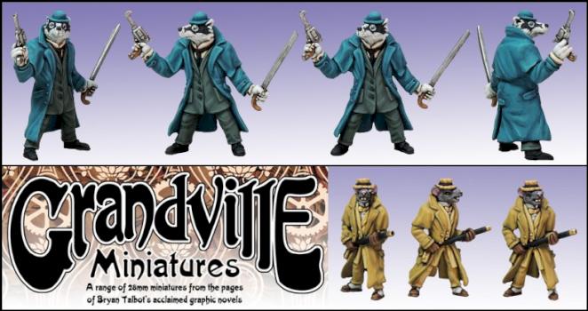 Grandville Miniatures by snuurg sculpture