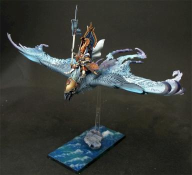 High Elves -Frostheart Phoenix with Caradryan by thefigurecorner