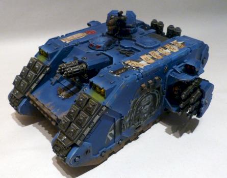 Ultramarines Land Raider by miniartstudios