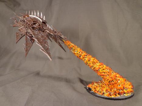 Heldrake Flame Base by StandardofWar