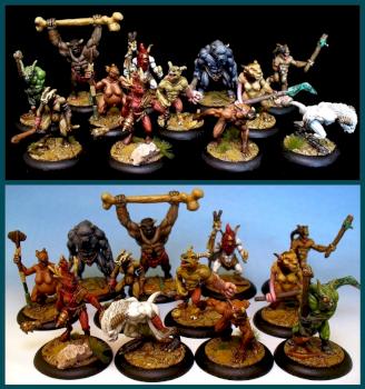 Beast-people by snuurg sculpture