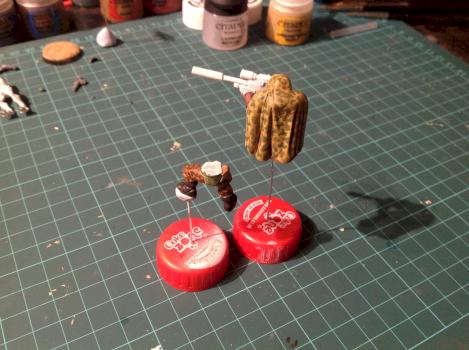 Hooded Space marine sniper in progress by danw82