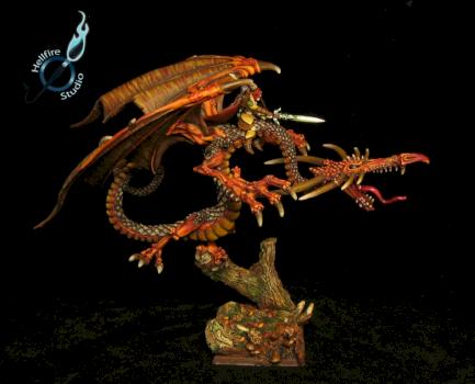 Wood elf dragon by HellfireStudio