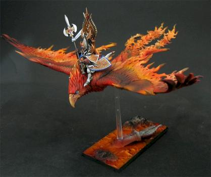 Flamespyre Phoenix - High elves by thefigurecorner