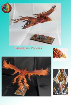 High Elves  Flamespyre Phoenix by agyar