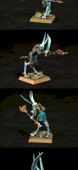 chaos tzeentch sorcerer lord by holajaxtw