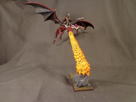 Chaos Lord on Chaos Dragon by StandardofWar