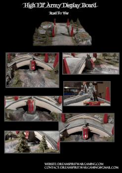 High Elf Army Display Board: ''Road To War'' by dreamsOFwar
