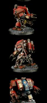 Blood Angels Librarian Dreadnought by moojo