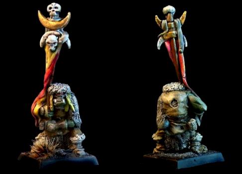 Black  Orc Standard Bearer of the 80s by DAGabriel