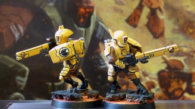 Tau Fire Warriors - Comrades in arms! by falgarcia