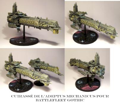 Imperial Adeptus mechanicus Battleship - Battlefleet Gothic by Comte de Foix