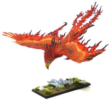 High Elves Flamespyre Phoenix by Byronic