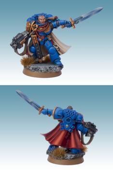 SPACE MARINES ULTRAMARINES COMMANDER CAPTAIN by Fireknight