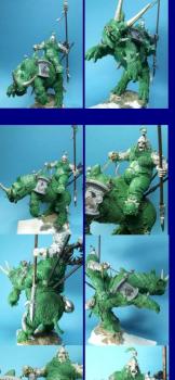 Ogre Thunderlord Sculpt - Greens View by thistledoo minis