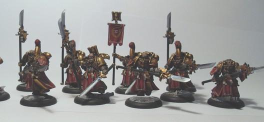 Adeptus Custodes Squad by iron revolution