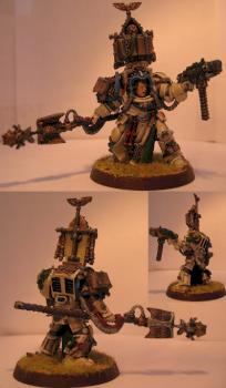 DA Librarian - space marine by MitchellHucker