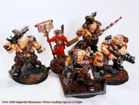 IG priest and ogryns by TOkLungu