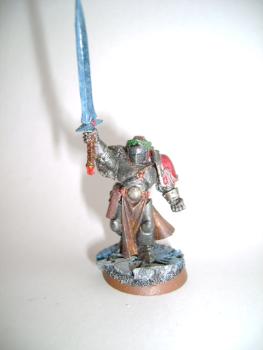 Space Marines Imperial Champion by gambitus