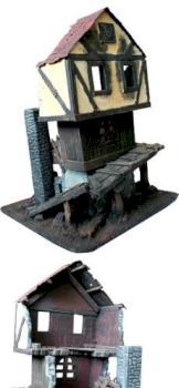 Destroyed house by Arny