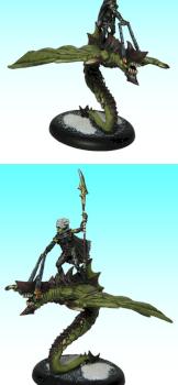 Legion of Everblight Blighted Nyss Sorceress on Hellion by Trouble Maker