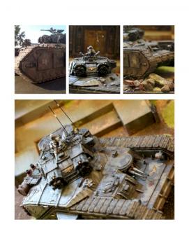 IMPERIAL MACHARIUS VULCAN HEAVY TANK by siquid