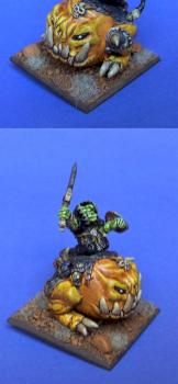 Goblin auf großem Höhlensquig by Dexketo
