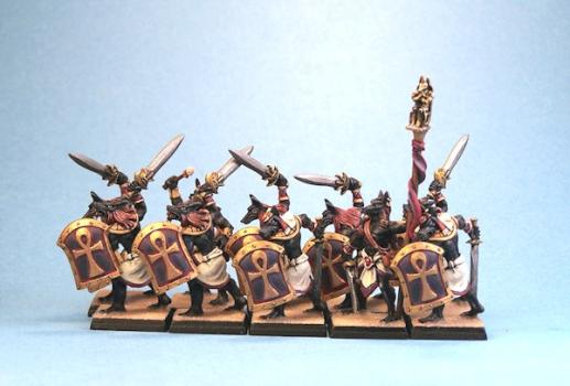 Anubis Warriors Unit by Minicreatures