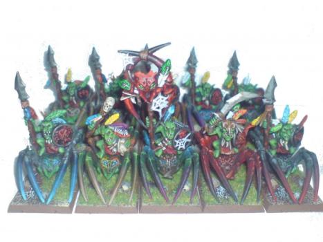 Forest Goblin Spider Riders by keklolz
