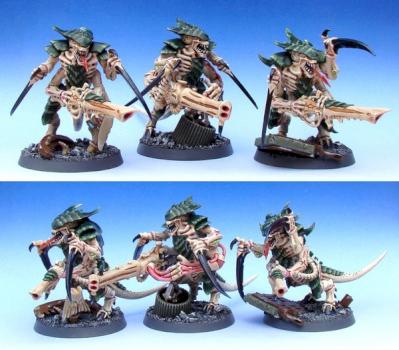 Tyranid warriors by Quareni