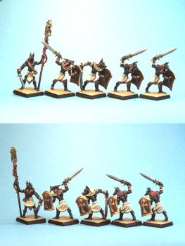 Anubis Warriors Unit Part I by Minicreatures