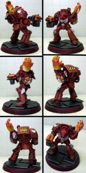 Blood Angel Terminator 01 (Space Hulk) by CaelynTek