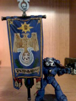 Ultramarine Standard Bearer by piggysparxxx