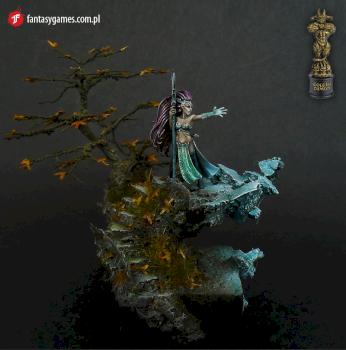 Dark Elf Supreme Sorceress (GD Germany 2013, Silver in open cat.) by fantasygames.com.pl