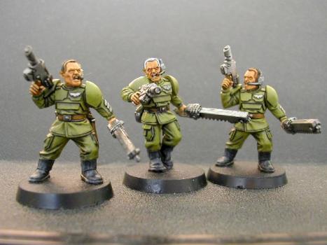 Cadian Sergeants by Typhus