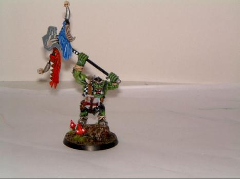 Orc Standard bearer by rox40k