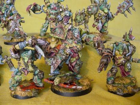 Escouade de terminators de Nurgle by gros bob
