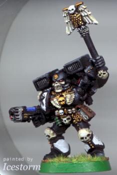 Black Templar Chaplain by Icestorm