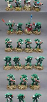 Dark Angels Tactical Squad with Captain - Dark Vengeance by M5S3
