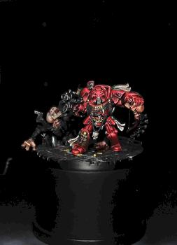 Blood angel/genestealer duel by black dagger