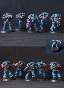 Primaris Intercessor Squad by Lemonnn