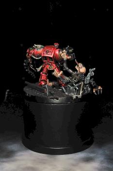 Blood angel/genestealer duel. (rear view) by black dagger