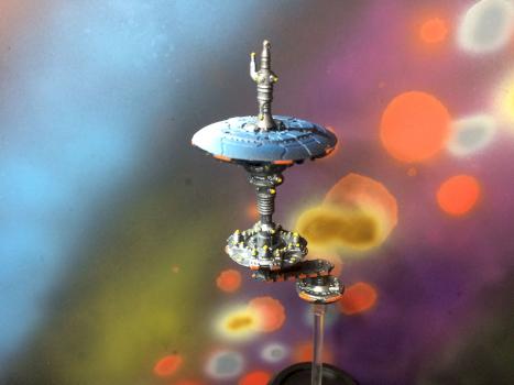 Hawk Wargames Space Station for Dropfleet Commander by bazzalisk