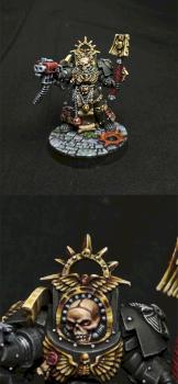 Space Marine Terminator Chaplain by Zik