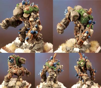 Earth elemental regiment by Nitwit