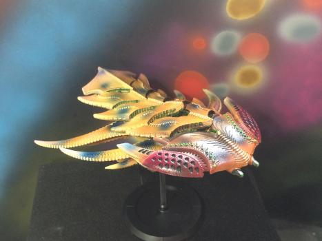 Scourge Battleship from Dropfleet Commander by bazzalisk