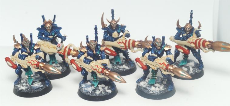 Eldar Dark Reapers by ghostd