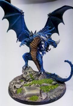 Bones Reaper Red Dragon Painted Blue by kevinsho27
