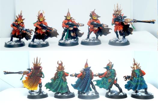Eldar Fire Dragons by ghostd